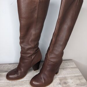 Steve Madden Rich Brown Heeled Boots